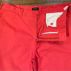 Men's Nautica Slim Fit Stretch Red Chino Pants